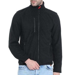 2026 Men's Winter Polar Fleece Jacket Stylish Comfortable Canvas Casual Wholesale Zipper Jacket Full Sleeves - Product Image 1
