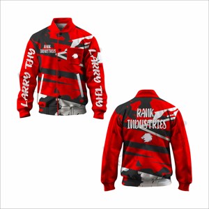 Veste de Baseball à Bas Prix Meilleure Vente Veste de Baseball Respirante Bouton Caché Veste d'Hiver de Baseball - Product Image 4