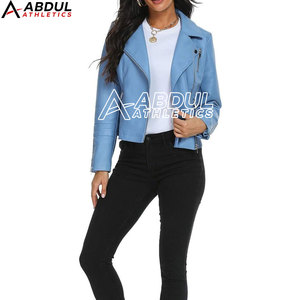 Chaquetas de Cuero de Diseño Elegante y Ajuste Delgado para Mujer, Servicio OEM, Ropa de Invierno Transpirable de la Mejor Calidad - Product Image 2
