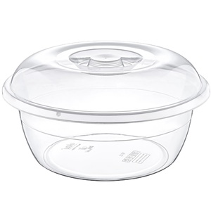 Tazón Transparente para Masa de 7L con Tapa, Libre de BPA, Apto para Alimentos, para Hornear y Uso en la Cocina, Fácil de Limpiar y Duradero, de Plástico - Product Image 1