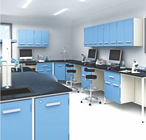 โต๊ะแลปเหล็กสไตล์อุตสาหกรรมโต๊ะทำงานเฟอร์นิเจอร์ห้องแล็บเหล็กสำหรับทันตกรรมโรงเรียนการแพทย์และชีววิทยาและการใช้งานในห้องปฏิบัติการฟิสิกส์ - Product Image 5