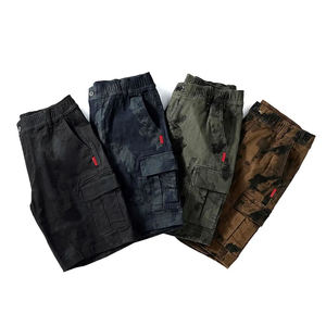 Pantalon cargo décontracté de haute qualité, 100% coton, avec cordon de serrage, taille élastique et poches zippées, personnalisable avec logo, vente en gros directe usine, style urbain. - Product Image 6