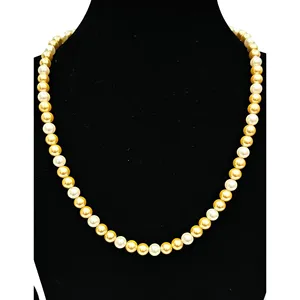 Ensemble de bijoux fins en or 14 carats de style classique avec perle d'eau douce, diamant et placage or rose pour les mariages et les fêtes - Product Image 2