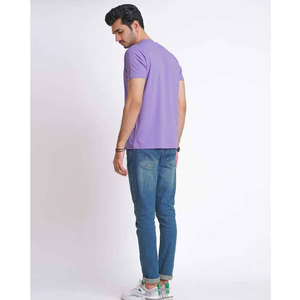 T-shirts pour hommes de haute qualité 100% coton, design de logo personnalisé, couleur unie, séchage rapide, respirant, fabriqué au Pakistan - Product Image 2