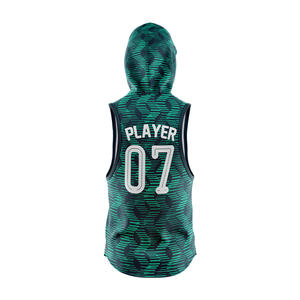 Camisetas de Flag Football Personalizadas 7v7 para Hombre, Sin Mangas, OEM ODM, Tallas Grandes, Impresión por Transferencia de Calor, 100% Poliéster, Absorben la Humedad - Product Image 2