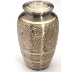 2023 Urna de cremación de Metal de latón antiguo personalizada de fábrica Nuevo diseño Suministros funerarios - Product Image 2