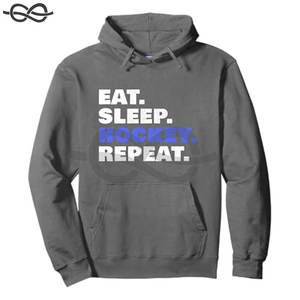 Chemise pour les amateurs de hockey Pull à capuche Sports Fans Confortable Élégant Sweat à capuche Hockey Cadeau parfait Fans de hockey sur glace - Product Image 4