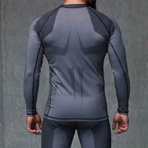 Conjunto Deportivo de Dos Piezas para Hombre, Camiseta de Compresión y Pantalones Cortos, Traje de Baño Ligero para Deportes de Playa - Product Image 6