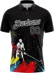 Venta al por mayor OEM hombres de algodón de alta calidad para polos impresos personalizados o sublimados de talla grande técnica bordada - Product Image 2