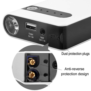 Démarreur de voiture portable 12V 600A avec compresseur d'air, booster de poche 6000mAh, batterie de secours - Product Image 5
