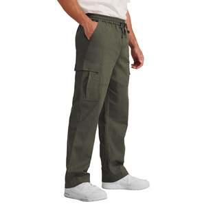 Pantalons de survêtement Pantalons de survêtement en éponge française Flare Jambe droite Baggy Pantalons pour hommes Pantalons de survêtement empilés à jambes larges Pantalons pour hommes Jogging - Product Image 6