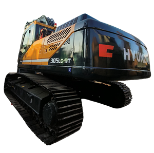حفارة زاحفة هيونداي 305LC-9 بمحرك هيونداي وسعة دلو 1.3 متر مكعب، حفارة من فئة 30 طن - Product Image 1