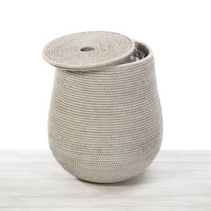 Rattan bin basket <b>hamper</b> bins <b>with</b> removable <b>lid</b> container <b>hampers</b> for home storage organization - Product Image 2
