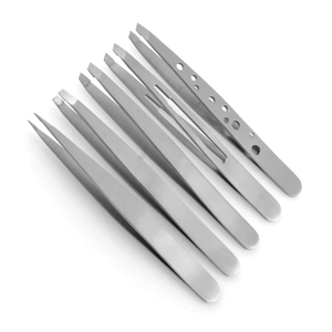 Pinzas para cejas de acero inoxidable superventas Nuevo diseño Pinzas para cejas MOQ bajas de larga duración más vendidas - Product Image 2