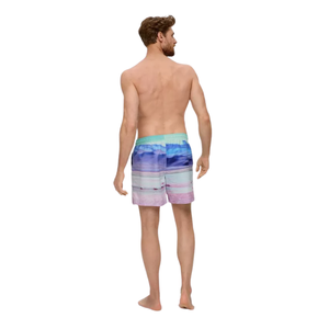 Bermudas de qualité supérieure, style urbain, texture tissée, lacets, cordon de serrage, toile écologique, séchage rapide, respirant, uni - Product Image 5