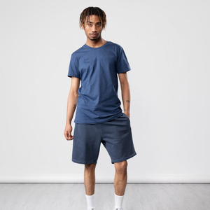 Ropa de entrenamiento de gimnasia de calle para hombre, hasta la rodilla, cordón largo, impresión Digital personalizada, pantalones cortos de lana de algodón 100% para hombre, OEM - Product Image 3