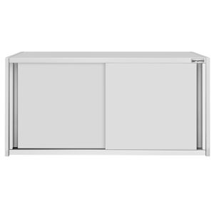 Armario de Pared Comercial de Acero Inoxidable / Mueble de Cocina ECO - 1400x400x650mm - con Puertas Corredizas - Product Image 4
