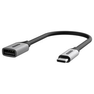 Adaptador y Conector USB C a USB A de 0.15m, Gris y Negro, Modelo AD 1011 - Product Image 2