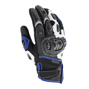 Motorcycle Genuine Leather Riding <b>Gloves</b> Carbon Fiber Protection <b>Touchscreen</b> Cycling Unisex Four Seasons Outdoor Sports Racing - Product Image 5