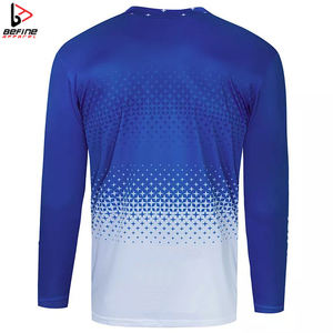 Satén personalizado OEM para Polo ropa deportiva camisas de manga larga China 2024 sublimación pesca Jersey diseño transpirable - Product Image 2