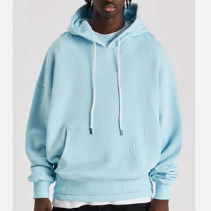 Vente en gros de sweats à capuche pour hommes de haute qualité, vierges, lourds, 350 g/m², coupe classique vintage, lavage à l'acide, écologiques, pour l'hiver, personnalisables - Product Image 5