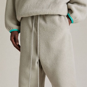 ชุดวอร์มและกางเกงมีฮู้ดชุดวอร์มสำหรับวิ่งจ๊อกกิ้งพิมพ์ลายสีพื้นโลโก้ตามสั่ง - Product Image 3