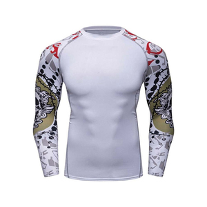 Vente directe d'usine Hommes Rash Guard Meilleur prix Bas quantité minimale de commande Manches Longues Hommes Rash Guard - Product Image 1