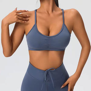 ชุดโยคะสปอร์ตบราและเลกกิ้งแห้งเร็วระบายอากาศสำหรับผู้หญิง พร้อมโลโก้ด้านหน้า ชุดออกกำลังกาย 2 ชิ้น - Product Image 5