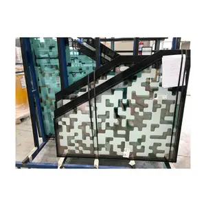 Customizable Insulating Glass Tempered Laminated Glass U-Channel Offset Black Structural Sealant Toggle Building Windows