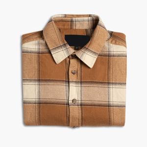 Chemises en flanelle pour hommes de la meilleure qualité, respirantes, ourlet incurvé, style vintage, ajustées, tissu doux, style streetwear, chemise en flanelle - Product Image 4