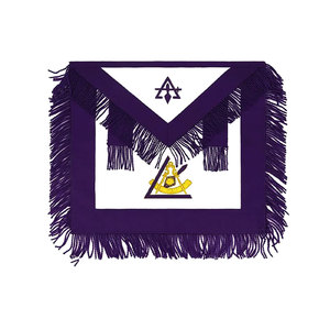 Masonic Regalia Venta caliente estilo bordado a mano delantales masónicos servicio OEM delantales masónicos - Product Image 2