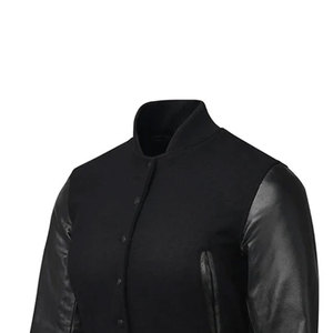 Chaquetas Varsity Cortas para Mujer Hechas con Material 100% Cuero Genuino, las Mejores Chaquetas Varsity Cortas para Mujer Resistentes al Viento al Precio Más Bajo - Product Image 4