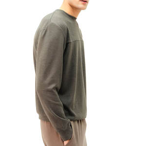 Hombres 100% algodón 500 GSM en blanco peso pesado sudaderas con capucha gruesa impresión personalizada Logo caída hombro aterciopelado sudadera para hombres - Product Image 6