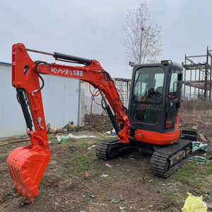 Mini excavadora pequeña de segunda mano U35, retroexcavadora usada de 1 tonelada para excavadora sobre orugas, Motor Koop - Product Image 1