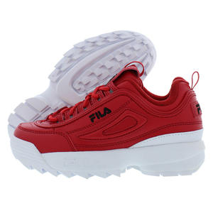 Fila disruptor II รองเท้าเด็กชายระดับพรีเมี่ยมสี: สีแดง100% ของแท้ - Product Image 1