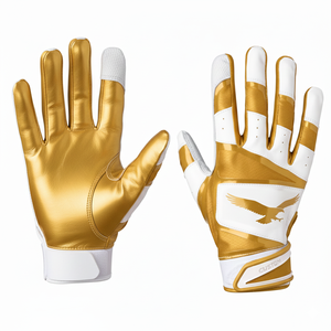 Gants de frappe de baseball en gros personnalisés, fermeture sécurisée, traction optimisée, amortissement des vibrations, gants de frappe de softball durables - Product Image 4