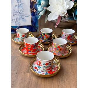 Tazza di caffè turco colorato 12 pezzi per 6 persone - Product Image 4