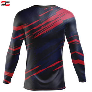 <b>Rash</b> <b>Guard</b> Breathable Sublimated Cheap Long Sleeve <b>Rash</b> <b>Guard</b> <b>Men</b> Sublimated Printed BJJ <b>Rash</b> <b>Guards</b> - Product Image 2
