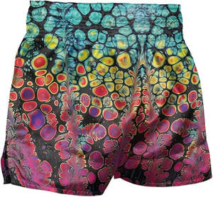 Pantalones cortos de boxeo de satén pesado personalizados XL para adultos, pantalones cortos de gimnasio con cintura elástica y logotipo, ropa de lucha por sublimación para adultos, Muay Thai - Product Image 1