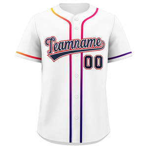 2025 maillots de baseball vierges de sublimation pure uniformes de chemise de baseball en gros personnalisés - Product Image 4