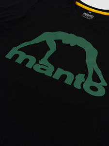 เสื้อยืดผ้าฝ้าย100% โอเวอร์ไซส์ของผู้ชายเสื้อโอเวอร์ไซส์โชว์ไหล่ตกโลโก้ออกแบบตำแหน่งด้านหน้าผ้าแคนวาสแบบล้างได้ - Product Image 2