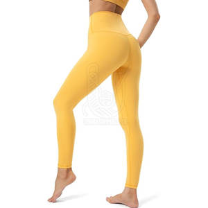 Pantalones de Yoga Deportivos con Cintura Elástica, Ropa Deportiva Activa sin Costuras, Logotipo Personalizado, Hecho en Pakistán - Product Image 4