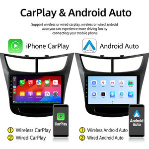 Reproductor de DVD para Auto Android <span class=keywords><strong>con</strong></span> <span class=keywords><strong>Pantalla</strong></span> IPS de 9 Pulgadas, Qualcomm Snapdragon, GPS, WIFI, 2 DIN, para Chevrolet Aveo 2016 - Product Image 3