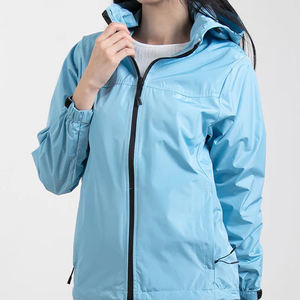 Veste de cyclisme pour femme en toile imperméable et coupe-vent écologique, motif de personnage brodé, légère pour l'hiver - Product Image 2