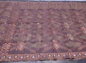 Qualité Export Exclusive Deshi Dhakai Jamdani Sharee pour Femme JAMDANI TISSU Bleu ROUGE VERT Doré Bleu Ciel du Bangladesh - Product Image 4