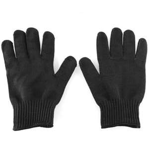 Gants de travail en latex de laine noire en cuir personnalisé utilisation de cuisine entretien de voiture Construction gants de sécurité de protection des mains industrielles - Product Image 1