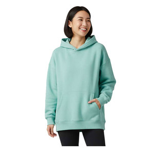 Ventes en gros de sweats à capuche tendance, décontractés, unis, vierges, 100% coton, sweats à capuche pour femmes, sweats à capuche d'hiver, logo personnalisé - Product Image 1