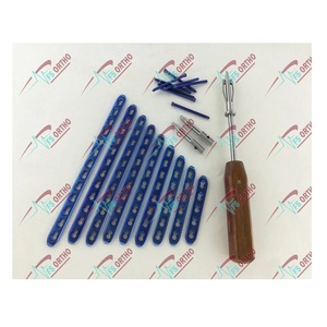 Placas LCP pequeñas de 4 a 12 agujeros para tornillos y tornillos LCP de 3,5mm 85 piezas de titanio - Product Image 4