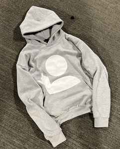 Thermique Logo Personnalisé Broderie Pulls À Capuche Pour Hommes 100% Coton Français Casual Vintage Surdimensionné À Capuche - Product Image 3