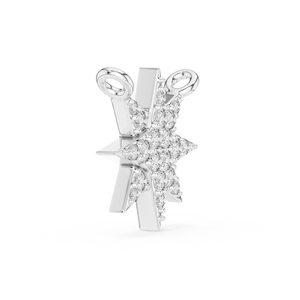 Pendentif en argent sterling 925 avec diamant de laboratoire rond de 0,10 ct certifié IGI, tendance de la mode, fiançailles, mariage - Product Image 3